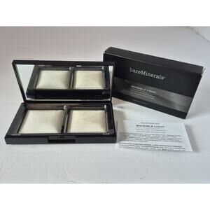 BAREMINERALS Invisible Light TRANSLUCENT POWDER DUO Matte & Glow .31 Oz NEW wBOX